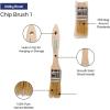 imagePro Grade  Chip Paint Brushes  36 Ea 1 Inch Chip Paint Brush Light Brown