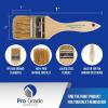 imagePro Grade  Chip Paint Brushes  96 Pack  2 Inch  Chip Brushes  Versatile for Paints Stains Varnishes  2 Inch Light Brown Chip Brushes MultiPurpose Use2