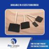 imagePro Grade  Foam Brushes  3 Inch  36 Piece Poly Foam Brush Set