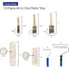 imagePro Grade Paint Roller Cover SetWall Painting Roller Naps for Professional or Home Owners with All Paints and Stains Paint Roller Covers are for House or Commercial Use 10pc Paint Set
