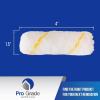 imagePro Grade Paint Roller Cover SetWall Painting Roller Naps for Professional or Home Owners with All Paints and Stains Paint Roller Covers are for House or Commercial Use 4quot Mini 25Ea