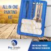 imagePro Grade Paint Roller Kit Brush ampamp Roller10 Piece Set Wall Painting Naps for Professionals ampamp Homeowners  All Paints ampamp Stains Washable Reusable Easy to Clean Superior Absorbency