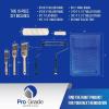 imagePro Grade Paint Roller Kit Brush ampamp Roller10 Piece Set Wall Painting Naps for Professionals ampamp Homeowners  All Paints ampamp Stains Washable Reusable Easy to Clean Superior Absorbency