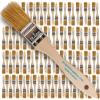 imagePro Grade Chip Paint Brushes  96Pack  1quot Chip Brushes for Paints Stains Varnishes Glues ampamp Gesso  Home Improvement  Interior ampamp Exterior Use Light Brown
