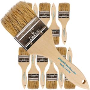 imagePro Grade  Chip Paint Brushes  12 Ea 2 Inch Chip Paint Brush Light Brown