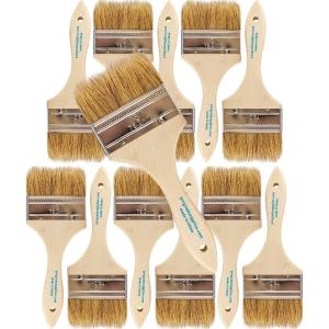 imagePro Grade  Chip Paint Brushes  12 Ea 3 Inch Chip Paint Brush Light Brown