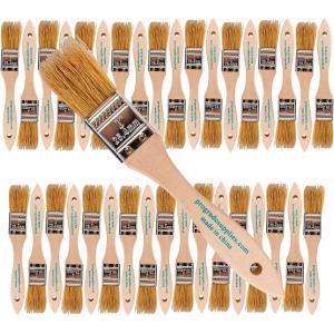imagePro Grade  Chip Paint Brushes  36 Ea 1 Inch Chip Paint Brush Light Brown