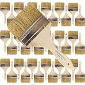 imagePro Grade  Chip Paint Brushes  36 Ea 4 Inch Chip Paint Brush Light Brown
