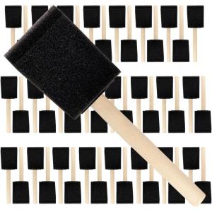 imagePro Grade  Foam Brushes  2 Inch  48 Piece Poly Foam Brush Set