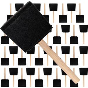 imagePro Grade  Foam Brushes  3 Inch  36 Piece Poly Foam Brush Set