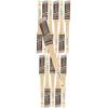image12PK 1 inch Angle Brush Premium WallTrim House Paint Brush Set Great for Professional Painter and Home Owners Painting Brushes for Cabinet Decks Fences Interior Exterior ampamp Commercial Paintbrush