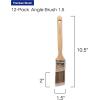 imagePro Grade  Paint Brushes  12Ea 15quot Angle Brushes