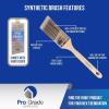 imagePro Grade  Paint Brushes  12Ea 2quot Angle Brushes