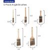 imagePro Grade  Paint Brushes  5 Pack Variety Angle Paint Brushes