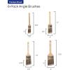imagePro Grade  Paint Brushes  6 Pack Variety Angle Paint Brushes