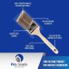 imagePro Grade  Paint Brushes  Paint Brush Set 25quot A 3pc VAR