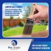 imagePro Grade Paint Brushes 5Piece Paint Brush Set Flat ampamp Angle Brushes for Latex and Oil Paints Stains Interior ampamp Exterior Home Improvement