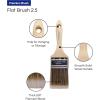 imageProGrade Premium WallTrim House Paint Brush Set Great for Professional Painter and Home Owners Painting Brushes for Cabinet Decks Fences Interior Exterior ampamp Commercial Paintbrush 2Ea H 25F