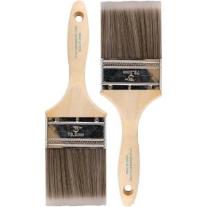 imagePro Grade  Paint Brushes  2Ea 3quot Flat Brushes