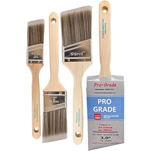 imagePro Grade  Paint Brushes  4 Pack Variety Angle Paint Brushes