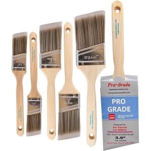 imagePro Grade  Paint Brushes  6 Pack Variety Angle Paint Brushes