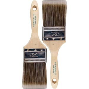 imageProGrade Premium WallTrim House Paint Brush Set Great for Professional Painter and Home Owners Painting Brushes for Cabinet Decks Fences Interior Exterior ampamp Commercial Paintbrush 2Ea H 25F