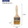 image96pk  25 inch Chip Paint Brushes for Paint StainsVarnishesGluesGesso