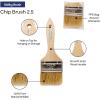 image96pk  25 inch Chip Paint Brushes for Paint StainsVarnishesGluesGesso