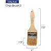 imageChip Paint Brushes for Paint Stains Varnishes Glues Acrylics Gesso Resin Arts ampamp Crafts 2quot48ea
