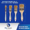 imagePro Grade  Chip Brush  Paint Brush Set  24 Pack  Natural China Bristle Paintbrush Set for Art Craft Epoxy Varnish Resin Stain Glue Gesso Primer Acrylic and Oil Paint