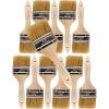imagePro Grade Chip Paint Brushes  12Pack  25quot Chip Brushes for Paints Stains Varnishes Glues ampamp Gesso  Home Improvement  Interior ampamp Exterior Use